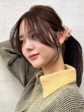 ロング nina🤎/ 似合わせカットのヘアスタイル