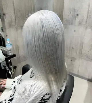 ロング カラー mimiiy梅田 中崎町ハイトーンのヘアスタイル