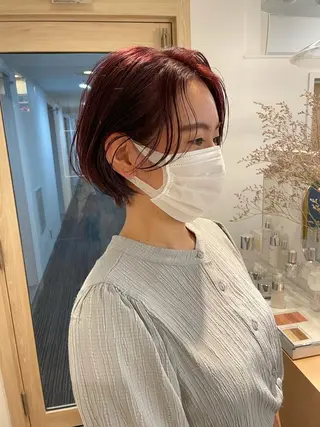 ショート 大迫 江梨のヘアスタイル