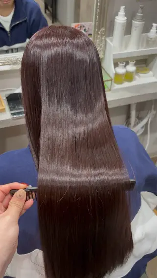 ロング 田代 歩奈のヘアスタイル