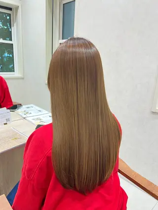 丁寧×似合わせ提案◎ パーマ&艶カラー足立のヘアスタイル