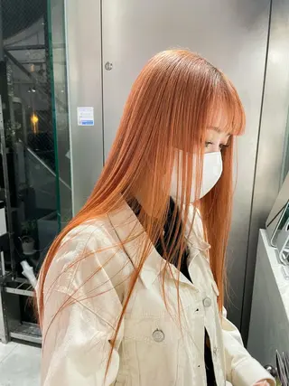 ロング miyu ハイトーン/レイヤーのヘアスタイル