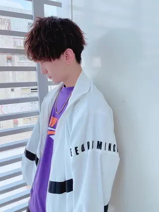 ショート カラー ヘアアレンジ メンズ メンズZina代表 田端 麗治のヘアスタイル