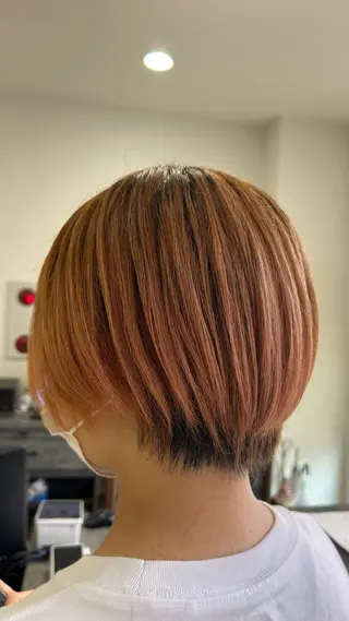 ショート ❄️艶カラー/レイヤ ー/ボブ/mao❄️のヘアスタイル