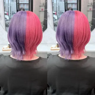 ショート カラー 🌺ハイトーン🌺 矢葺 なぎさ🌺🌺のヘアスタイル