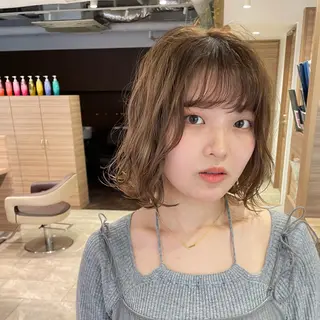 ミディアム カラー 透明感カラー/ 髪質改善/サクラ🌸のヘアスタイル