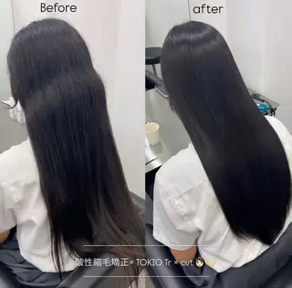 ロング 艶髪/縮毛矯正/ Core mikuaのヘアスタイル