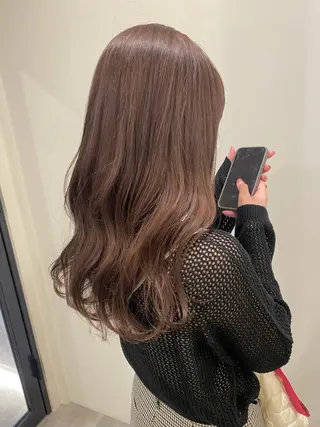 ミディアム カラー 🍑 モモカ🍑のヘアスタイル