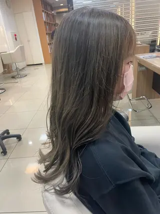 ロング カラー パーマ/ボブ/ ヘルシーカラー/風花のヘアスタイル