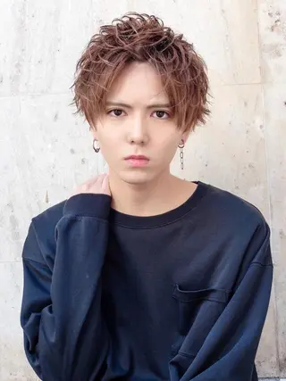 ショート メンズ 美髪矯正 Rioのヘアスタイル