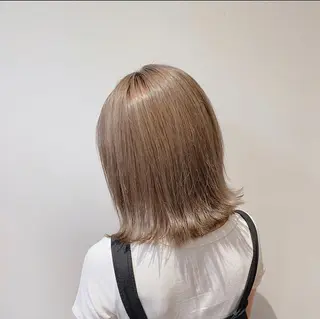 ミディアム カラー 髪質改善特化 ミサワコウキのヘアスタイル