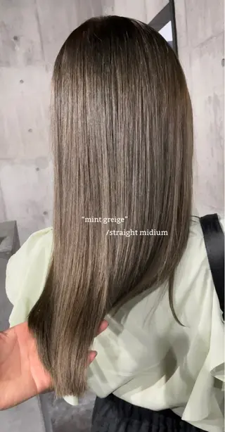 セミロング カラー REGOLITH （レゴリス）所属・山田隆成/韓国カット バレ、ハイライト得意のヘアスタイル