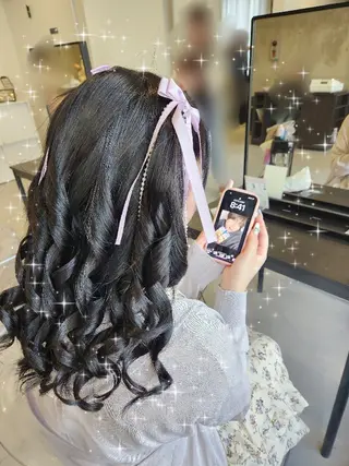 ヘアアレンジ あかね☆ヘアアレンジ /ボブ/縮毛矯正のヘアスタイル