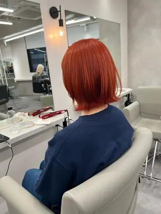 ミディアム youres hair 髪質改善トリートメント&ヘッドスパ  新宿三丁目店【ユアーズヘア】所属・🦋透明感カラー 👑NODOKA🦋のヘアスタイル