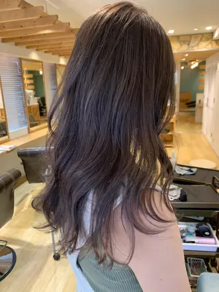 セミロング 渋谷ハイトーン/ デザインカラー阿部のヘアスタイル