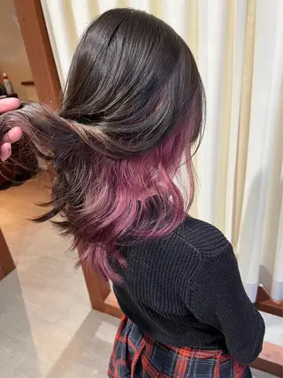 セミロング カラー 羽田翔大/ブリーチ/ ボブカット/店長のヘアスタイル