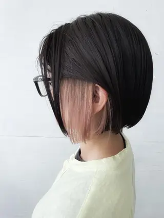 ショート カラー かわさき ともやのヘアスタイル