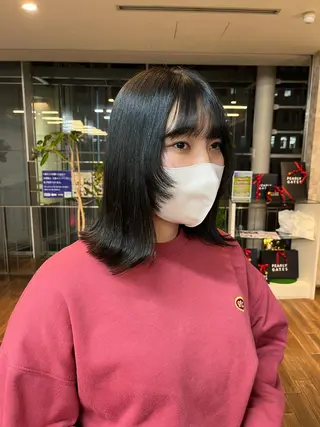 ミディアム カラー レイヤーカット 🪡ｷﾀﾊﾗ　ｶﾅのヘアスタイル