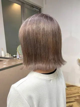 ミディアム カラー lani hair salon所属・SHOTO ハイトー ン/デザインカラーのヘアスタイル