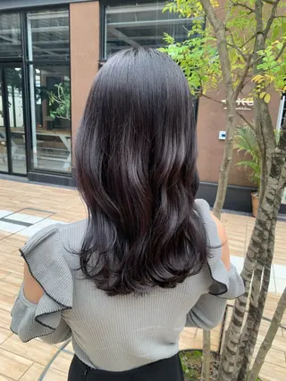 セミロング カラー ヘアアレンジ yuka .のヘアスタイル