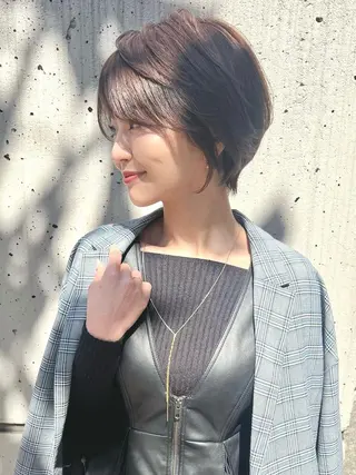 ショート ショート/ボブ/縮毛 三上達大のヘアスタイル