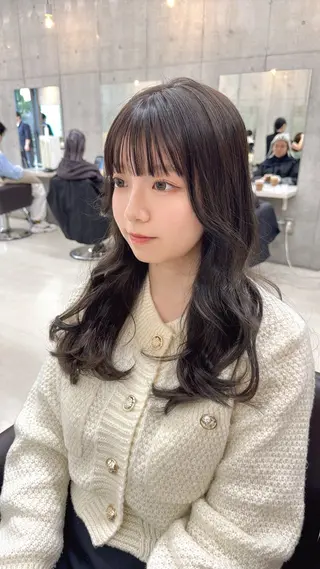 セミロング Clore所属・うる艶ヘア♡韓国好き 透明感　shotaのヘアスタイル