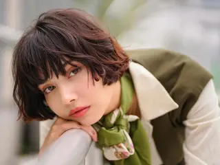 セミロング カラー パーマ ヘアアレンジ newi grande 横浜店のヘアスタイル