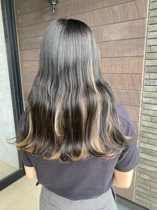 ロング カラー 【earth】オガタ 🫧髪質改善縮毛🫧のヘアスタイル