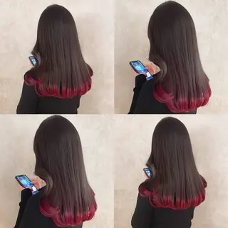 カラー 渋谷:インナーカラー ／🍒エリカ🍒のヘアスタイル