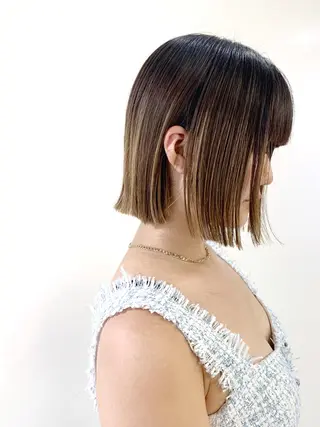 ショート カラー ボブ/大人ヘア k-two濱田のヘアスタイル