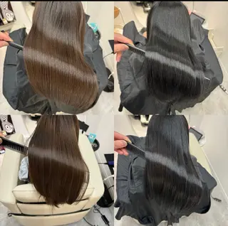 ロング カラー oto／透明感カラー /うる艶カラーのヘアスタイル