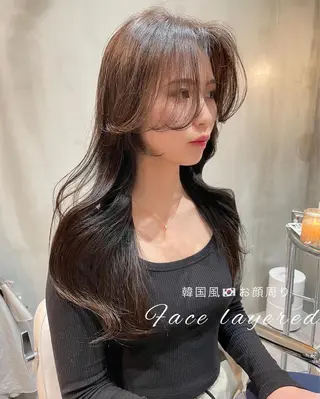 ロング LOMA🇰🇷 銀座クボタのヘアスタイル