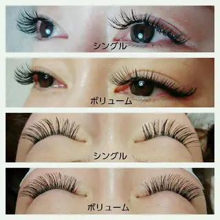 マツエク・マツパ Rouge ・ K  　のマツエク・マツパデザイン