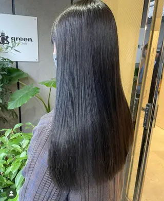 ロング 沖西 愛のヘアスタイル