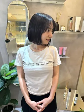 ショート カラー 韓国ヘア🇰🇷 松田光里のヘアスタイル