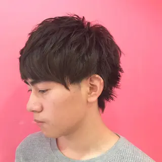 ショート カラー メンズ Vir by browのヘアスタイル