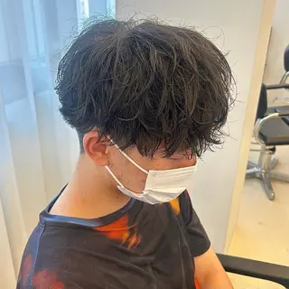 パーマ メンズ CYAN by acoron .池袋所属・メンズパーマ職人 ユキハシのヘアスタイル