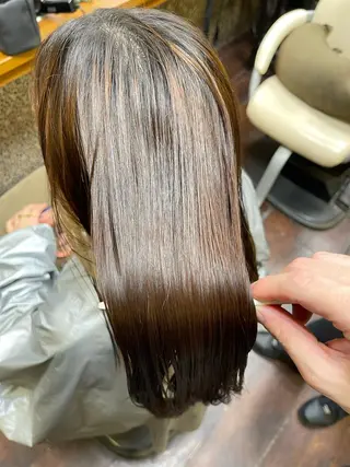 ロング パーマ 髪質改善・艶カラー HIROTOのヘアスタイル