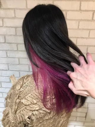セミロング カラー パーマ ヘアアレンジ メンズ キッズ ネイル マツエク・マツパ 新宿/髪質改善/ 美髪矯正✨浅江通友のヘアスタイル