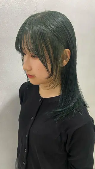 ミディアム カラー SALOWIN札幌大通り所属・札幌ブリーチカラー/ ダブルカラー/ドイのヘアスタイル