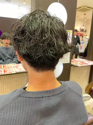 パーマ メンズ 柿沼 洸太のヘアスタイル