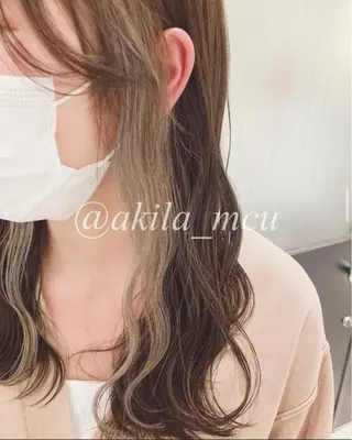 ロング カラー ヘアアレンジ エグチ アキラのヘアスタイル