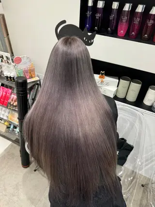 カラー ルイ🪐‪⋆𓈒𓏸 【ボブ/ハイトーン】のヘアスタイル