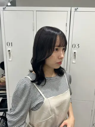 ミディアム カラー ヘアアレンジ ボブ /ニュアンス/ satomi🧸💖のヘアスタイル