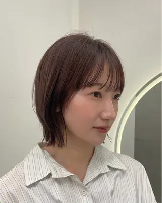 ショート 🎀オリーブカラー/ ゆら🩶のヘアスタイル