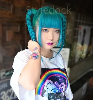 セミロング カラー 特殊ヘア師 /TANIのヘアスタイル