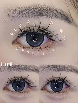 マツエク・マツパ Cutil . eyelash 🍊のマツエク・マツパデザイン