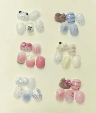 ネイル minimus._.nails(votre salon)所属・Kyu Yui(🇹🇼)のネイルデザイン