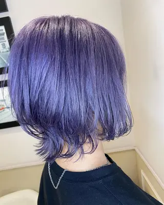 ミディアム カラー レイヤー×髪質改善 マネージャー安藤光司のヘアスタイル