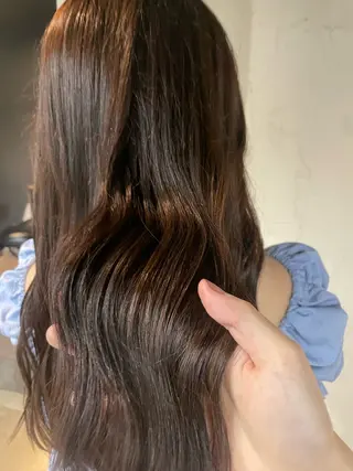 ロング 透明感・美髪 monsoワニベユナのヘアスタイル